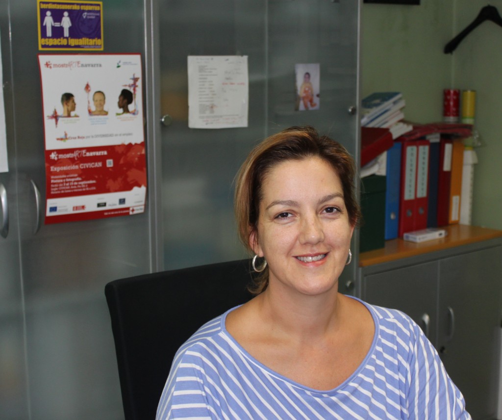 Esther Fernández, técnica del Plan de Empleo de Cruz Roja en Navarra